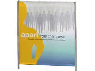 Apart from the crowd signage