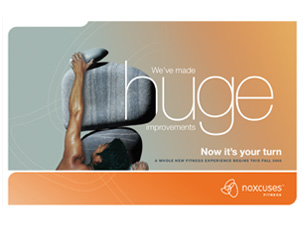 NoXcuses Fitness Postcard